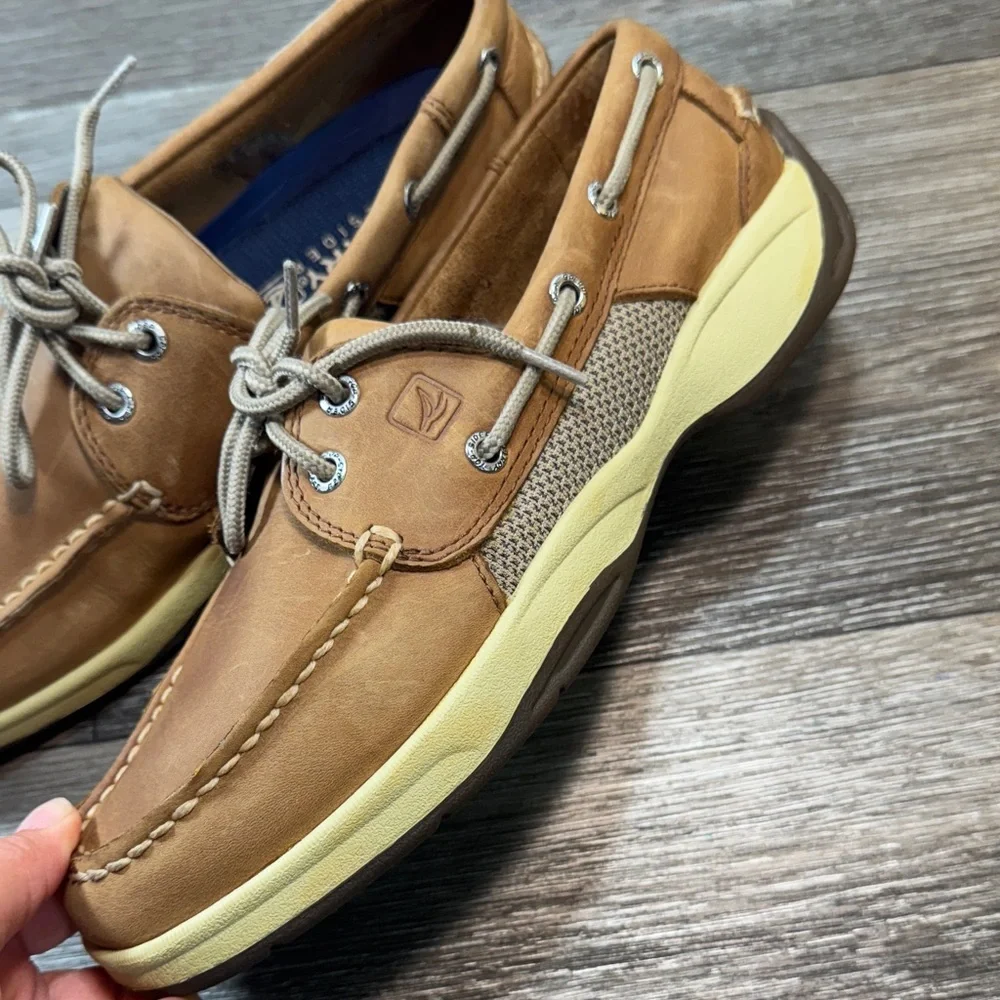 Sperry Men's Brown Boat Shoes size 8.5 (s189)